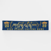 Gefeliciteerd het Afstuderen van de Aangepaste Sch Spandoek (Horizontaal)