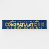 Gefeliciteerd het Afstuderen van de Aangepaste Sch Spandoek (Horizontaal)