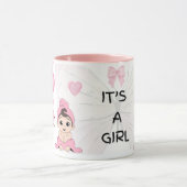 Gefeliciteerd Het is een Baby Meisje Mok (Midden)