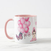 Gefeliciteerd Het is een Baby Meisje Mok (Links)