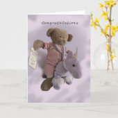 Gefeliciteerd, het is een jongen kaart (Gele Bloem)