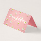 Gefeliciteerd, het is een meisje. kaart (Voorkant)