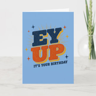 Gefeliciteerd, het is je verjaardag Yorkshire kaar Kaart
