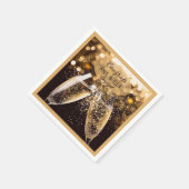 Gefeliciteerd het verloofde paar! Feestservietten! Servet (Hoek)