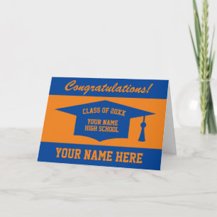 Gefeliciteerd High School afstuderen Class 2024 Kaart