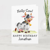 Gefeliciteerd, Holly Koe! Kaart (Voorkant)