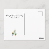 Gefeliciteerd HomeOwner New Home Boho Botanical Briefkaart (Achterkant)