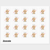 Gefeliciteerd Hondenmoeder Stickers (Vel)