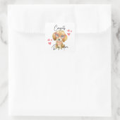 Gefeliciteerd Hondenmoeder Stickers (Tas)
