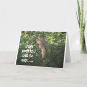 ** GEFELICITEERD** HOORDE DE KAART "GOED NIEUWS" (Voorkant)