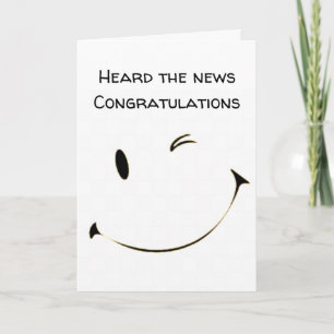 *** GEFELICITEERD** HOORDE DE KAART "GOED NIEUWS"