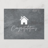 Gefeliciteerd, House Real Estate Briefkaart (Voorkant)