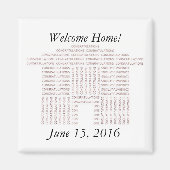 Gefeliciteerd Huis Custom Magnet (Voorkant)