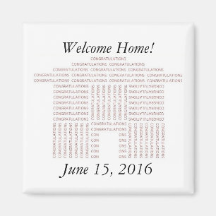 Gefeliciteerd Huis Custom Magnet