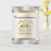 Gefeliciteerd Huwelijk Felicitatiekaart Mijnheer e Kaart (Gele Bloem)