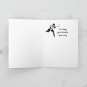 Gefeliciteerd Ice Hockey Sport Kaart (Binnen)