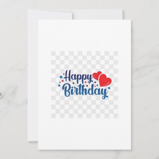 Gefeliciteerd! Ik hoop dat je een geweldig dagbest Kaart (Achterkant)