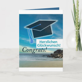 Gefeliciteerd in de Duitse Kaart Afstuderen
