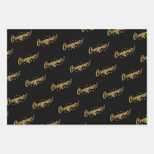 Gefeliciteerd Inpakpapier Vel (Voorkant)