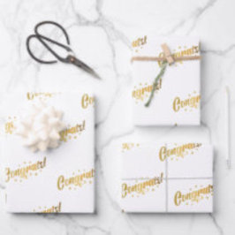 Gefeliciteerd Inpakpapier Vel