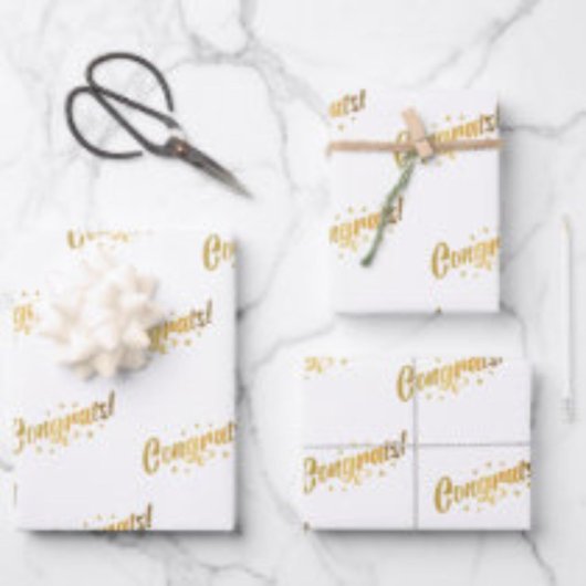 Gefeliciteerd Inpakpapier Vel