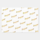 Gefeliciteerd Inpakpapier Vel (Voorkant 3)