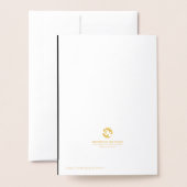 Gefeliciteerd Je bent 65 Folie Kaart (Met envelop)