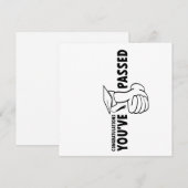 Gefeliciteerd, je bent geslaagd, diploma (Voorkant / Achterkant)