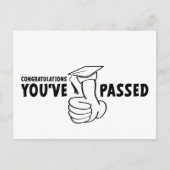 Gefeliciteerd, je bent geslaagd, diploma briefkaart (Voorkant)