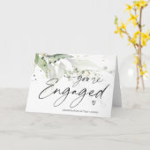 Gefeliciteerd, je bent lid van Bride Groom Elegant Kaart (Gele Bloem)