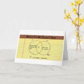 Gefeliciteerd! Je bent nu een advocaat in huis. Kaart (Gele Bloem)