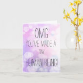 Gefeliciteerd - Je hebt een klein mensje gemaakt P Kaart (Gele Bloem)