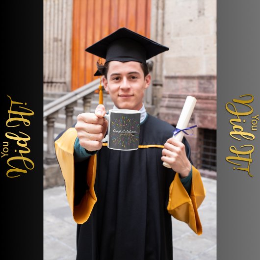 Gefeliciteerd, je hebt het Afstuderen gedaan Koffiemok