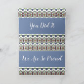 Gefeliciteerd, je hebt het gedaan Afstuderen Kaart (Binnen)