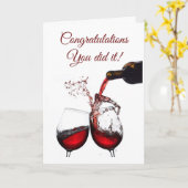 ** GEFELICITEERD, JE HEBT HET GEDAAN** KAART (Gele Bloem)