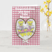 Gefeliciteerd, je hebt twee niches kaart (Gele Bloem)