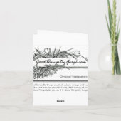 Gefeliciteerd, je kunt zien hoe blij we zijn kaart (Achterkant)