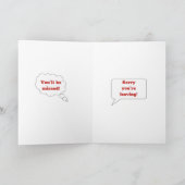 Gefeliciteerd, je laat de Escape Blond Woman achte Kaart (Binnen)