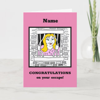 Gefeliciteerd, je laat de Escape Blond Woman achte Kaart