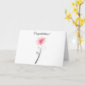 **GEFELICITEERD** JE VERDIENT HET ALLERBESTE KAART (Gele Bloem)