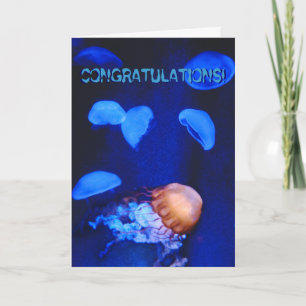 Gefeliciteerd Jellyfish Card Kaart