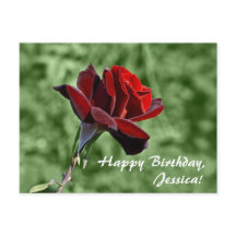 Gefeliciteerd, Jessica! Ansichtkaart