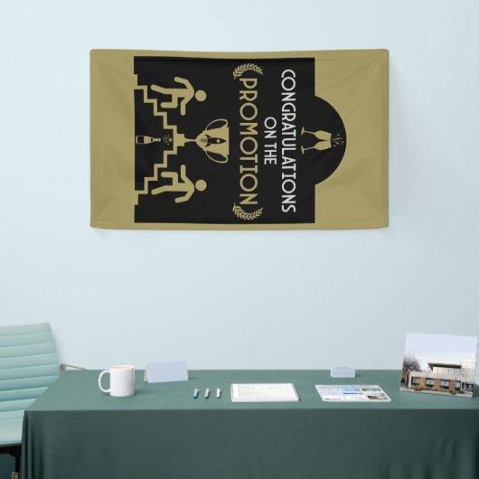 Gefeliciteerd Job Promotie Spandoek (Beurs)