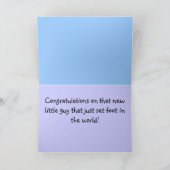 gefeliciteerd Jongenskaart Kaart (Binnen)