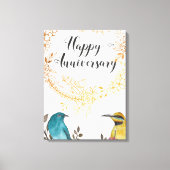 Gefeliciteerd Jubileum met huwelijk man Canvas Afdruk (Voorkant)