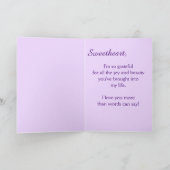 Gefeliciteerd Jubileum voor mijn liefje Romantiek Kaart (Binnen)