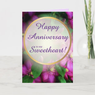 Gefeliciteerd Jubileum voor mijn liefje Romantiek Kaart