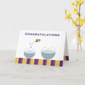 Gefeliciteerd Kaart (Gele Bloem)