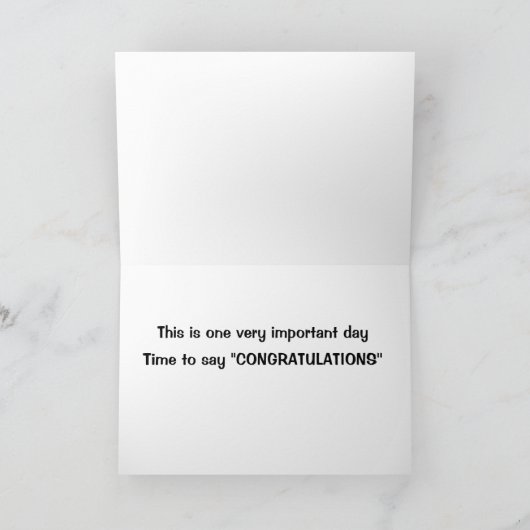 **GEFELICITEERD!!!!!** KAART (Binnen)