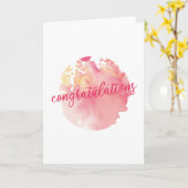 Gefeliciteerd Kaart (Gele Bloem)